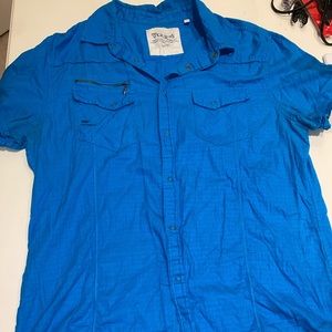 Guess Short Sleeve Button Down XL